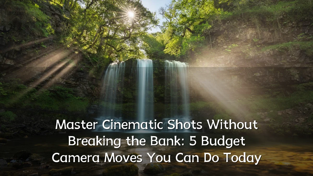 Master Cinematic Shots Without Breaking the Bank: 5 Budget Camera Moves You Can Do Today