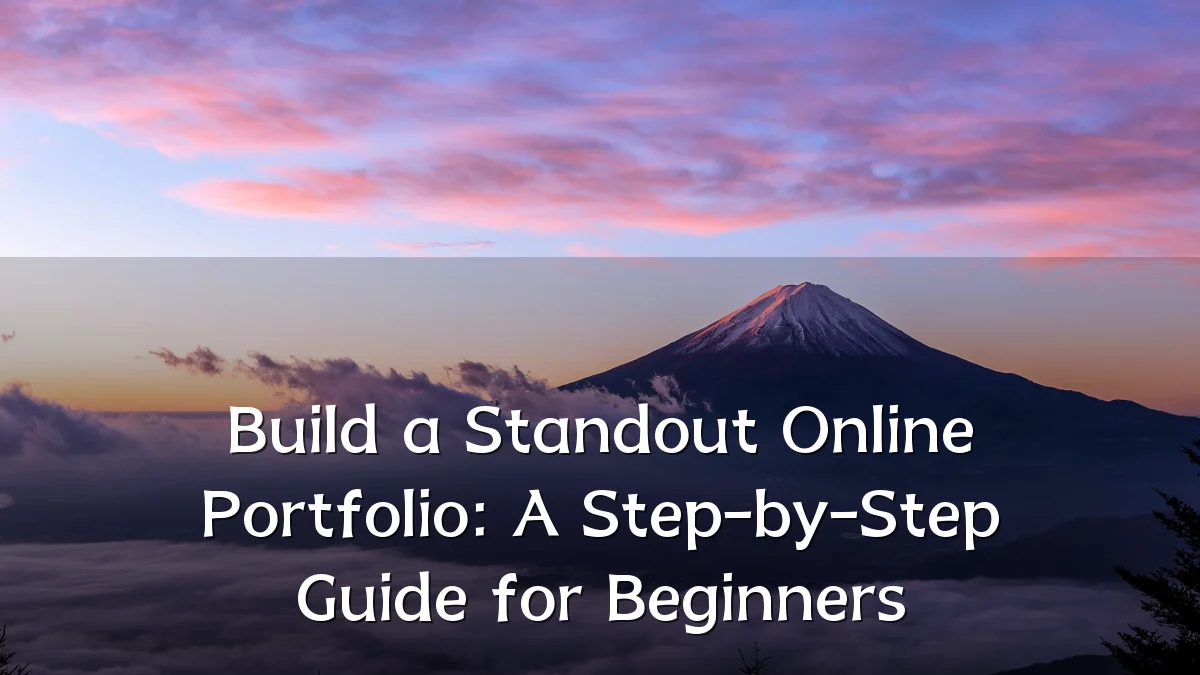 Build a Standout Online Portfolio: A Step-by-Step Guide for Beginners