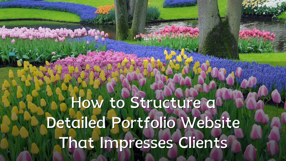 How to Structure a Detailed Portfolio Website That Impresses Clients