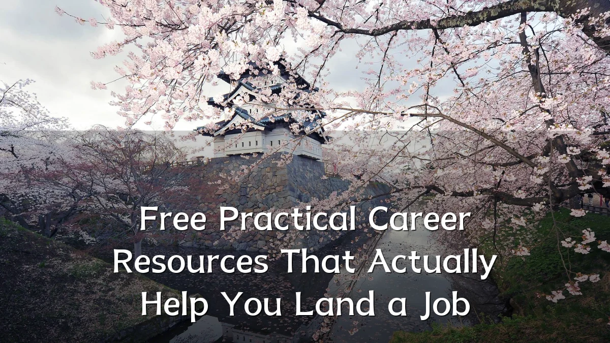 Free Practical Career Resources That Actually Help You Land a Job