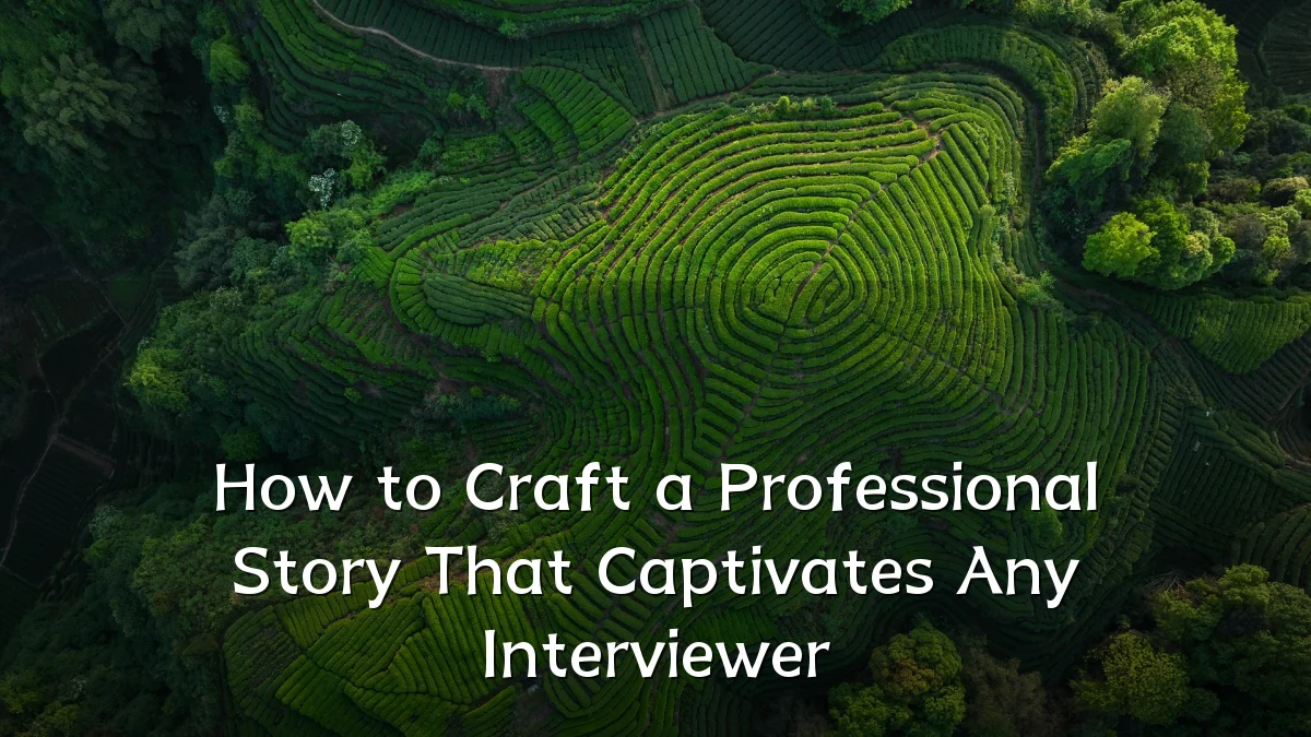 How to Craft a Professional Story That Captivates Any Interviewer