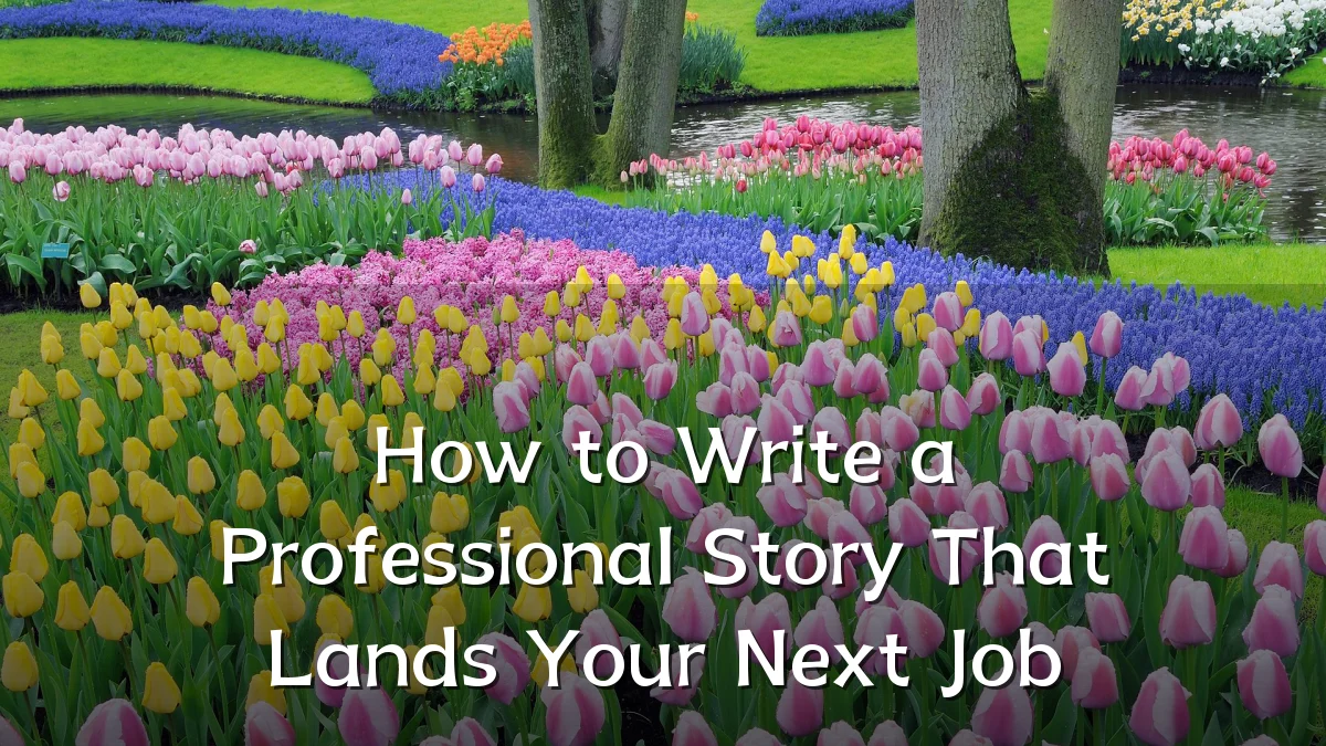 How to Write a Professional Story That Lands Your Next Job