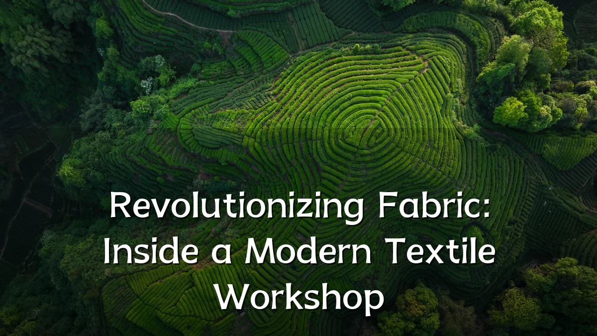 Revolutionizing Fabric: Inside a Modern Textile Workshop